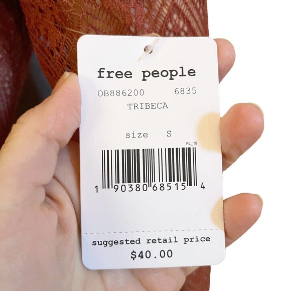 Free People Intimately Sweet Memories Lace Turtleneck Top Sheer Tribeca - Picture 4 of 6